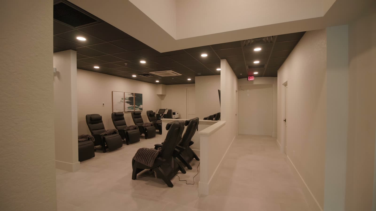 The IV infusion lounge at OutRecover